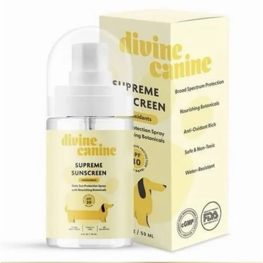 Divine Canine Supreme Sunscreen SPF 30 Broad Spectrum 2 fl Oz